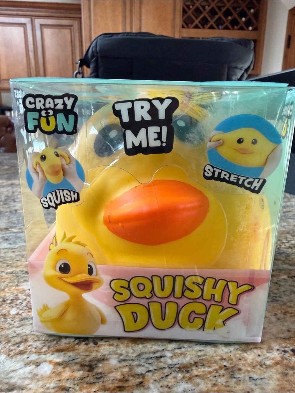 *VIRAL RARE* Squishy Duck Toy - Yellow & Orange-Crazy Fun-RMS new with tags